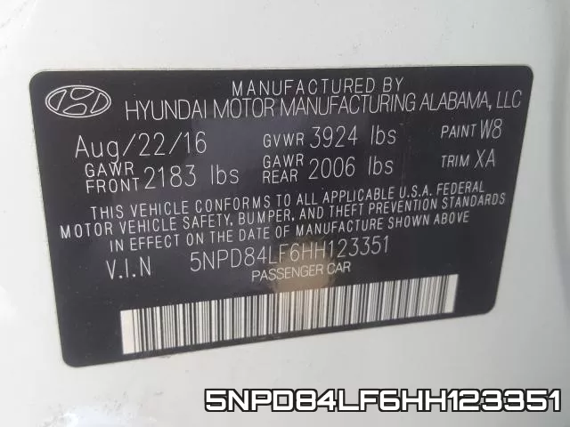 5NPD84LF6HH123351 фото 2