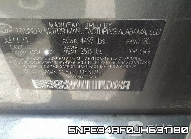 5NPE34AF0JH631780 фото 10