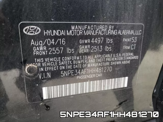 5NPE34AF1HH481270 фото 2