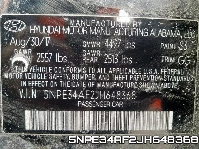 5NPE34AF2JH648368 фото 2