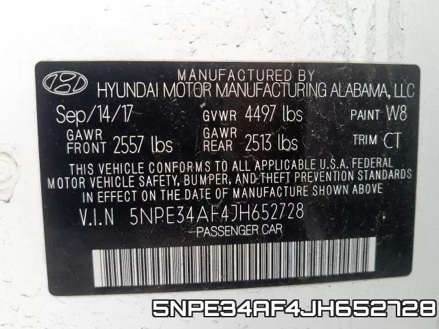 5NPE34AF4JH652728 фото 2