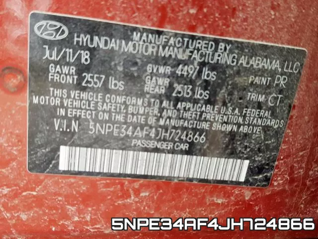 5NPE34AF4JH724866 фото 2