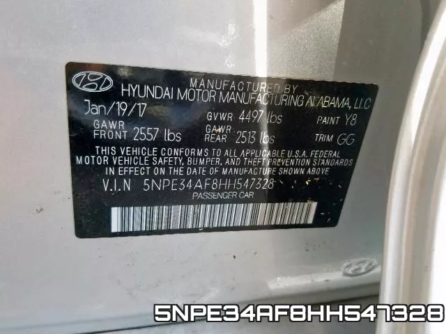 5NPE34AF8HH547328 фото 2