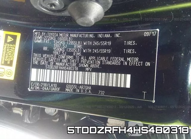 5TDDZRFH4HS480318 фото 10