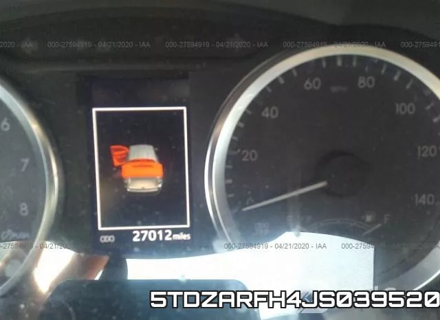 5TDZARFH4JS039520 фото 8