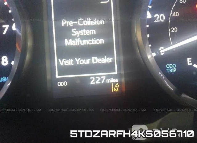 5TDZARFH4KS056710 фото 8