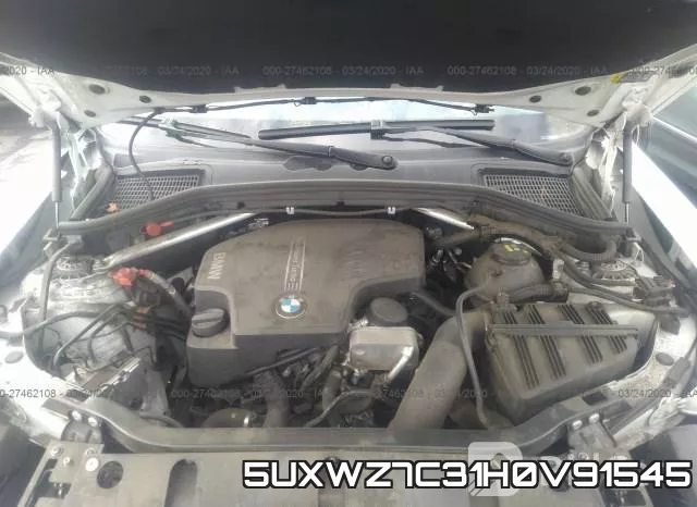 5UXWZ7C31H0V91545 фото 2
