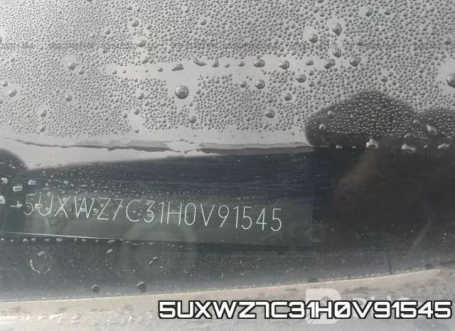 5UXWZ7C31H0V91545 фото 10