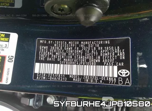 5YFBURHE4JP810580 фото 10