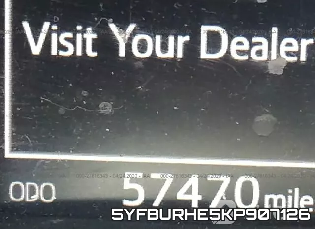 5YFBURHE5KP907126 фото 8