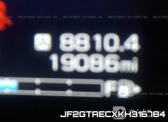 JF2GTAECXKH316784 фото 8
