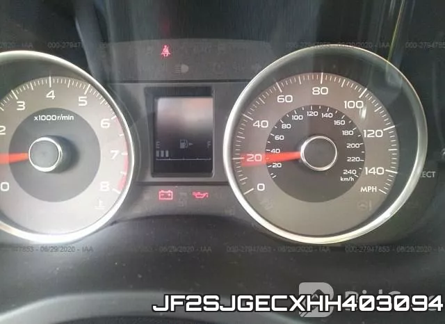 JF2SJGECXHH403094 фото 8