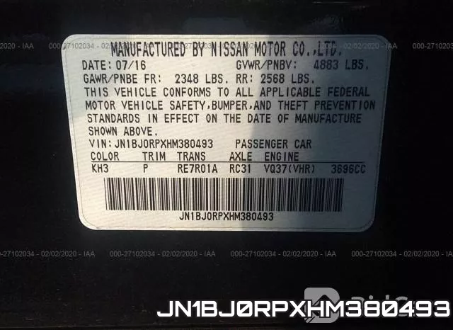 JN1BJ0RPXHM380493 фото 10
