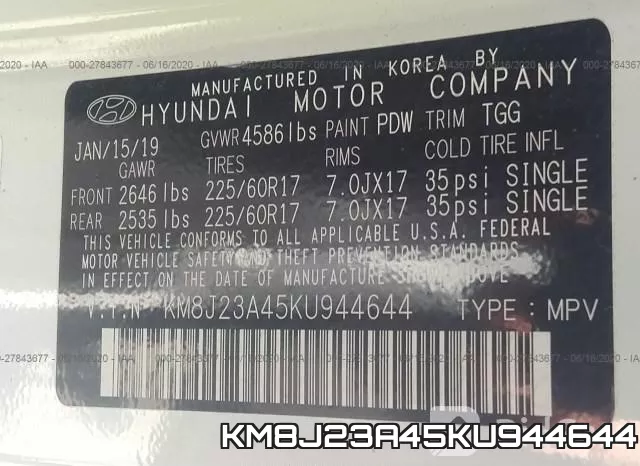KM8J23A45KU944644 фото 10