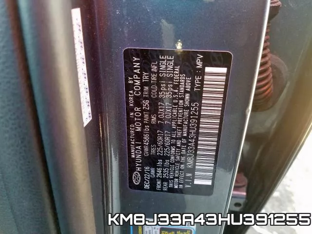 KM8J33A43HU391255 фото 2