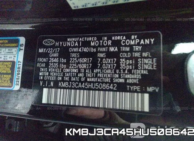 KM8J3CA45HU508642 фото 10