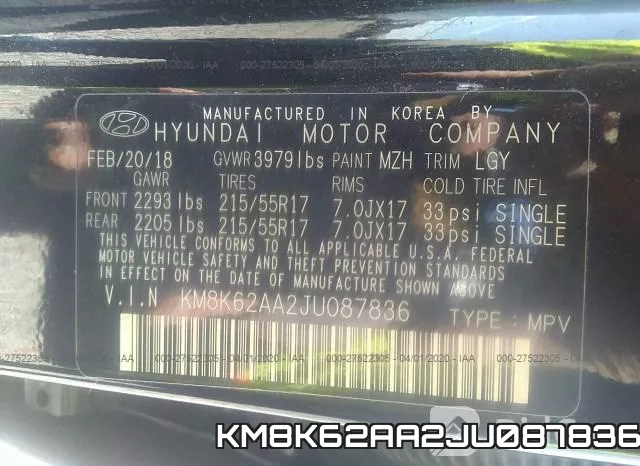 KM8K62AA2JU087836 фото 10