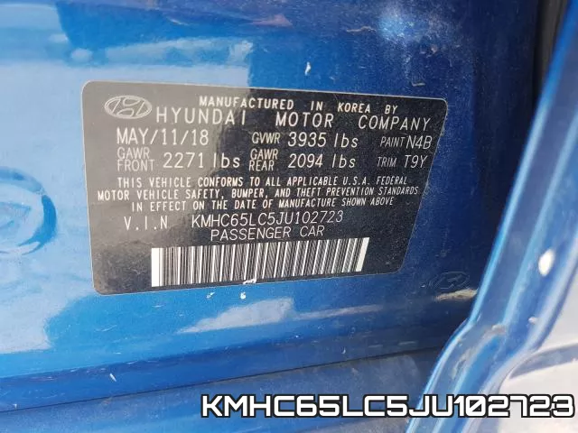 KMHC65LC5JU102723 фото 2