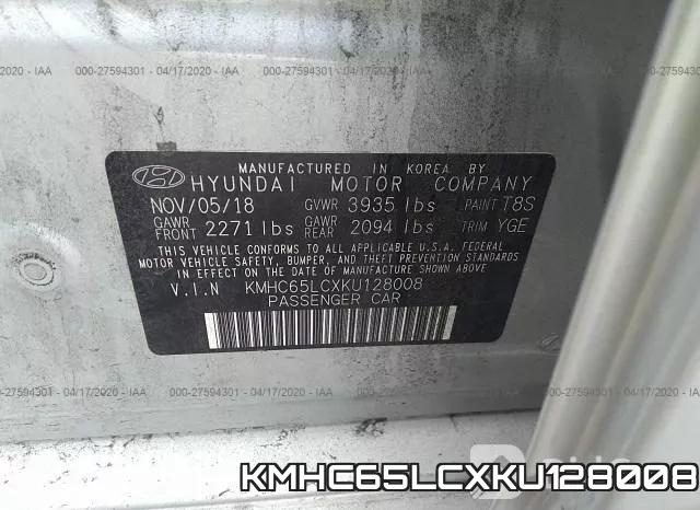 KMHC65LCXKU128008 фото 10