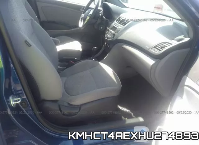 KMHCT4AEXHU274893 фото 5