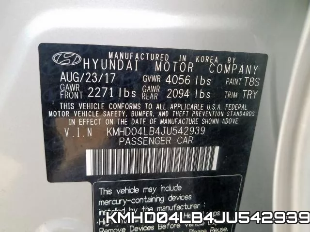 KMHD04LB4JU542939 фото 2