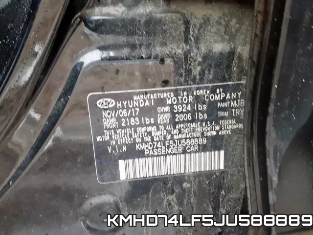 KMHD74LF5JU588889 фото 2