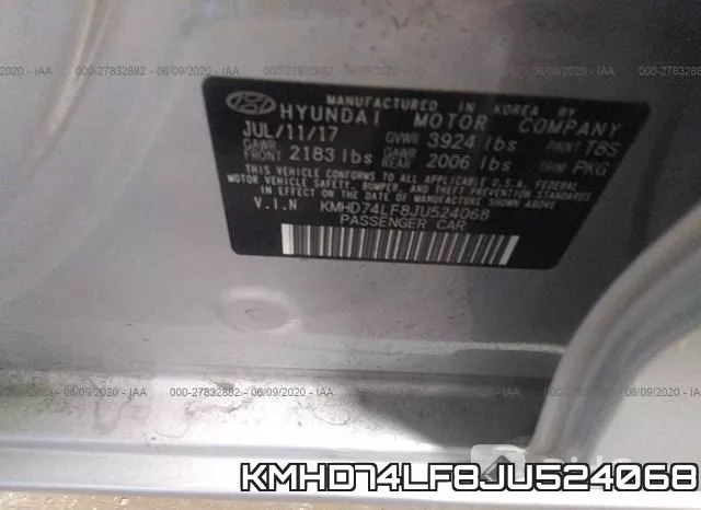 KMHD74LF8JU524068 фото 10