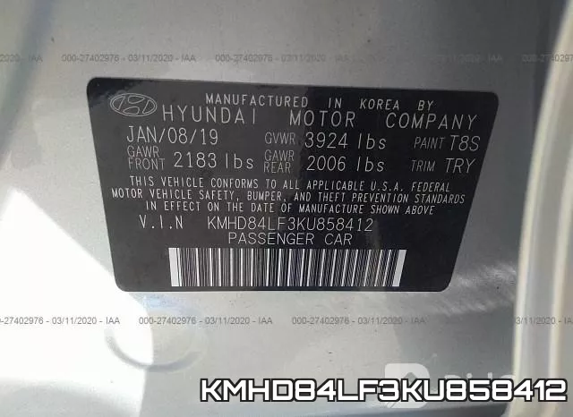 KMHD84LF3KU858412 фото 10
