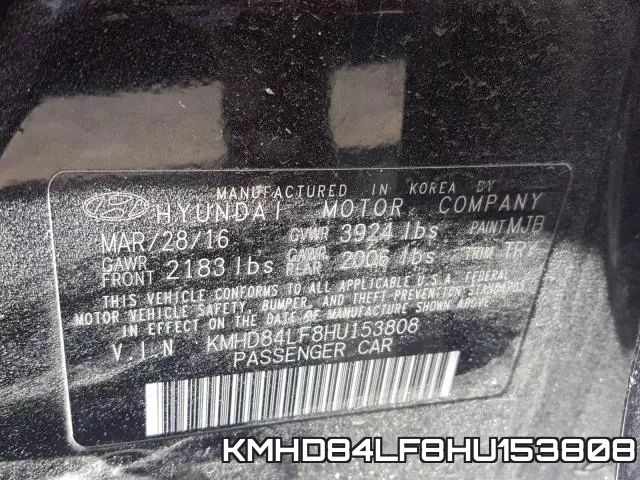 KMHD84LF8HU153808 фото 2
