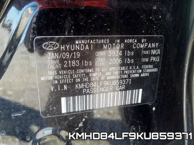 KMHD84LF9KU859371 фото 2