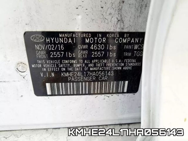 KMHE24L17HA056143 фото 2