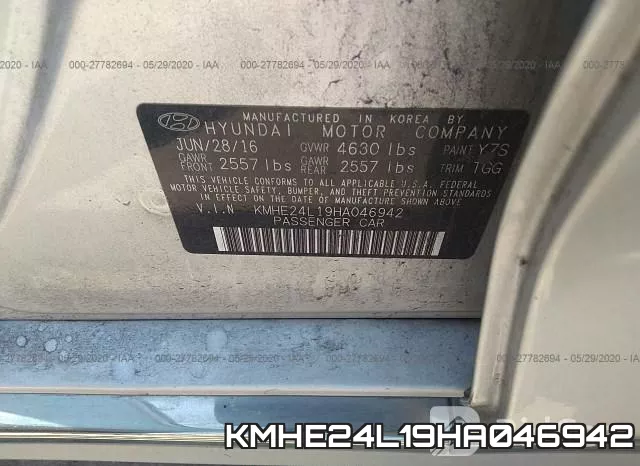 KMHE24L19HA046942 фото 10