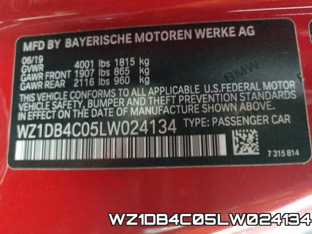 WZ1DB4C05LW024134 фото 2