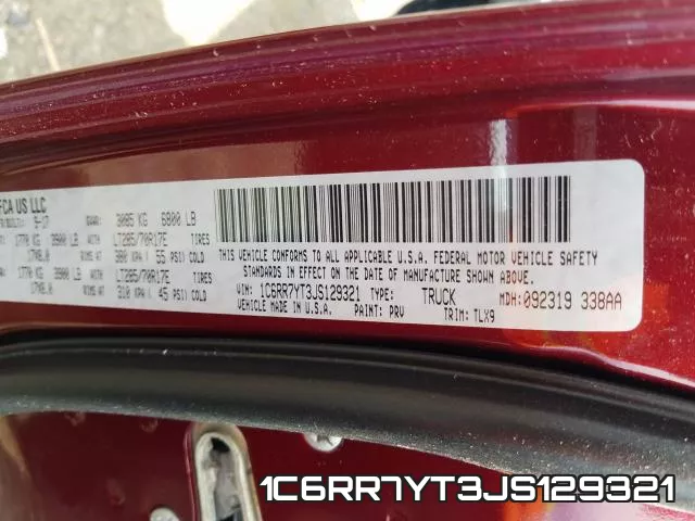1C6RR7YT3JS129321 фото 2