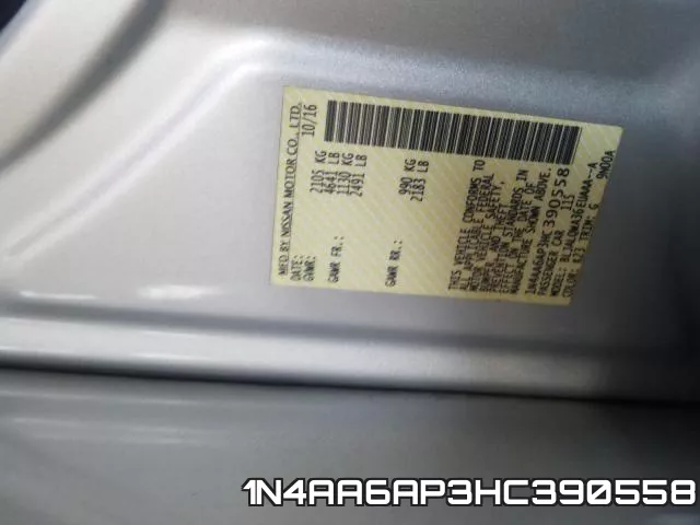 1N4AA6AP3HC390558 фото 2
