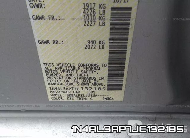 1N4AL3AP7JC132185 фото 10