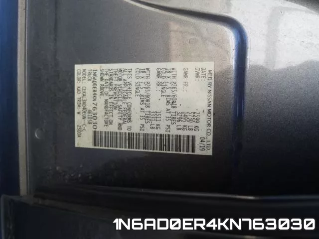1N6AD0ER4KN763030 фото 2