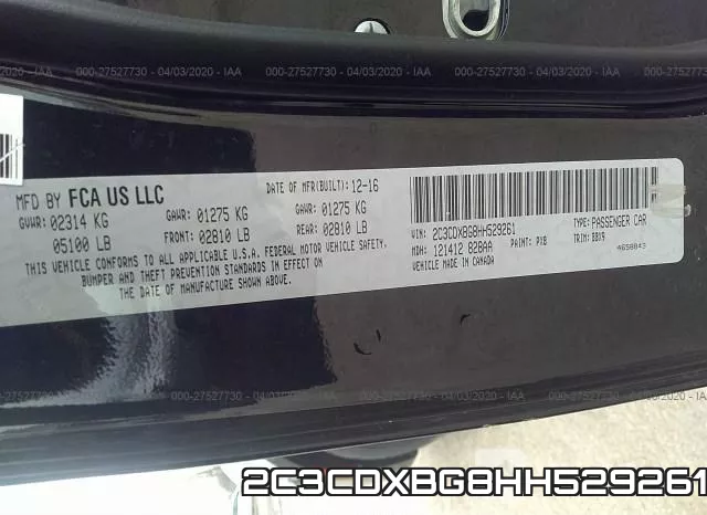 2C3CDXBG8HH529261 фото 10