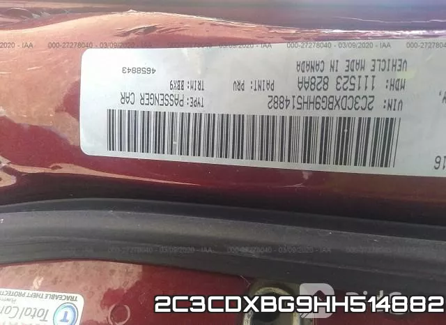 2C3CDXBG9HH514882 фото 10