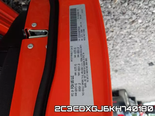 2C3CDXGJ6KH740180 фото 2
