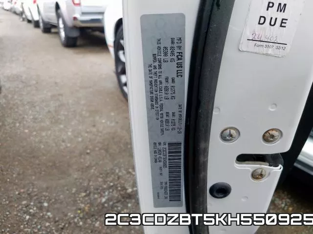 2C3CDZBT5KH550925 фото 2