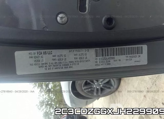 2C3CDZGGXJH229909 фото 10