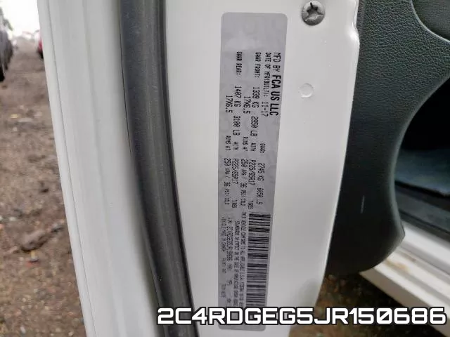 2C4RDGEG5JR150686 фото 2