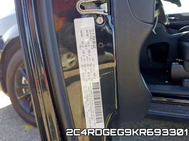 2C4RDGEG9KR693301 фото 2