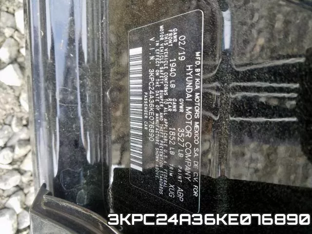 3KPC24A36KE076890 фото 2