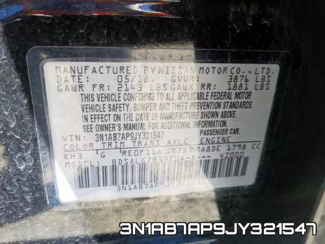 3N1AB7AP9JY321547 фото 2