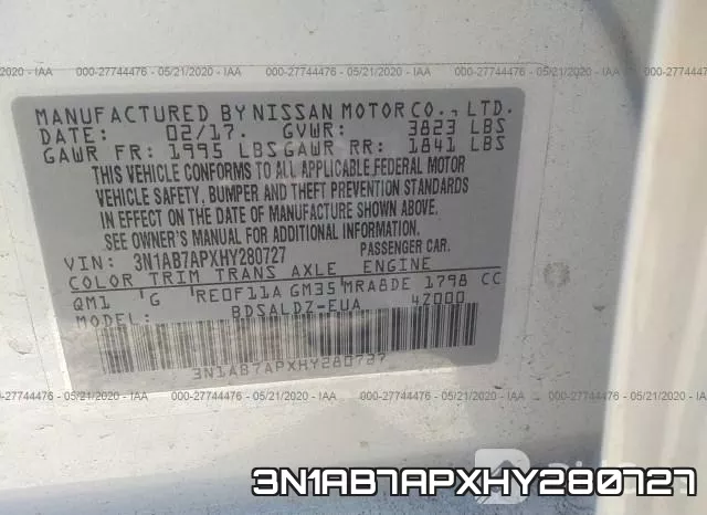 3N1AB7APXHY280727 фото 10