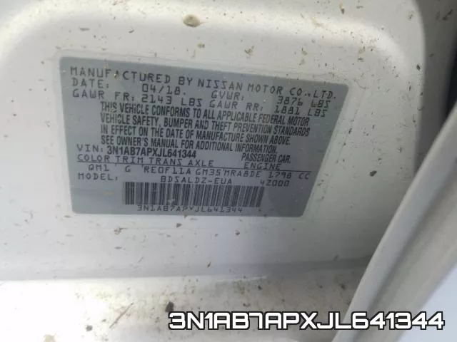 3N1AB7APXJL641344 фото 2