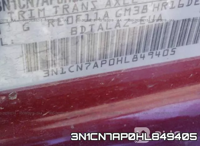 3N1CN7AP0HL849405 фото 9