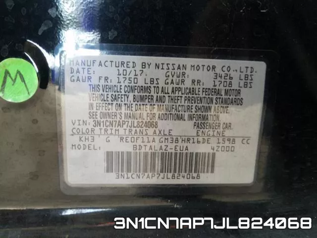 3N1CN7AP7JL824068 фото 2